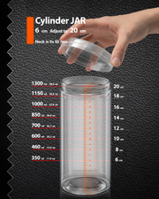 Cylinder Jar 8 cm