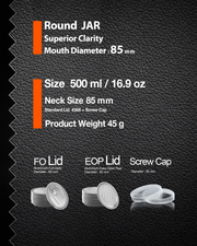 Round JAR 500 ml